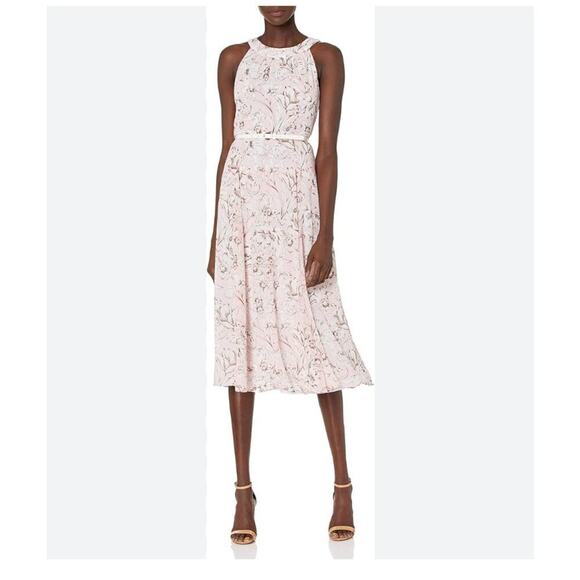 Tommy Hilfiger Dresses & Skirts - Tommy Hilfiger Floral Print Sleeveless High Neck Knee Length Dress Size 10